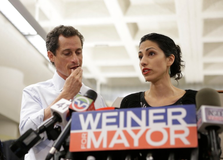 Comey couldn't say definitively whether Weiner read the classified documents, believed to primarily have been emails. (AP Photo/Kathy Willens)