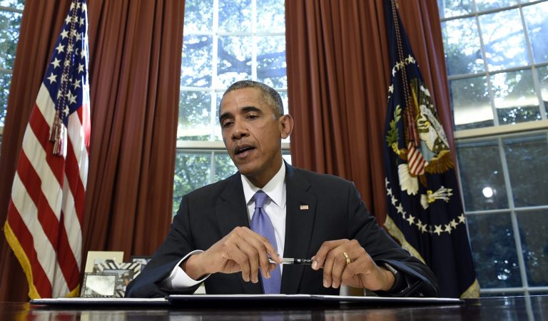 President Obama intends to veto a bipartisan bill allowing families of 9/11 victims to sue Saudi Arabia in federal court by Friday. (AP Photo/Susan Walsh)