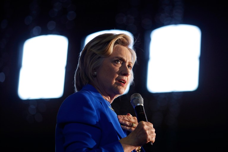 —œHillary is the embodiment of corruption and therefore the death of the republic,—&pound; said author and political commentator Mark Steyn. (Luke Sharrett/Bloomberg)