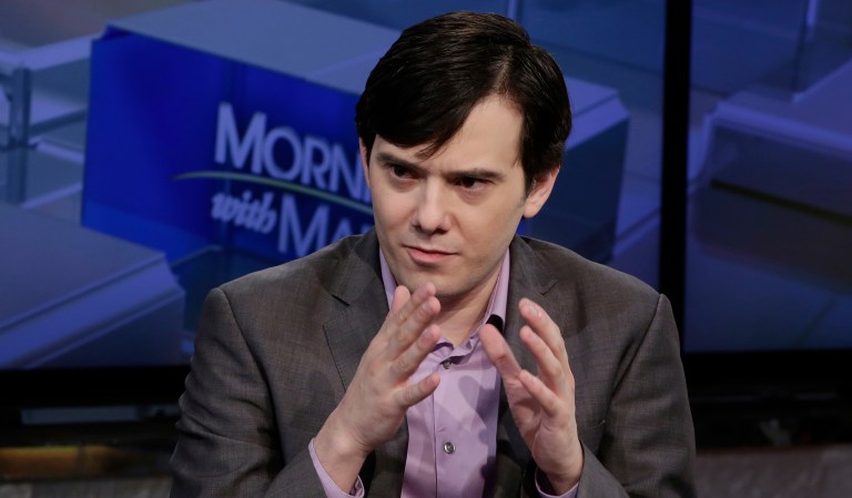 Shkreli, former CEO of Turing Pharmaceuticals, became well-known for jacking up the prices of Daraprim, a life-saving drug used by HIV patients, from $13.50 to $750 per pill. (AP Photo/Richard Drew)