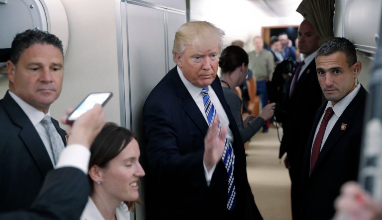 Members of Trump's White House have regularly requested anonymity when speaking to the press. (AP Photo/Pablo Martinez Monsivais)