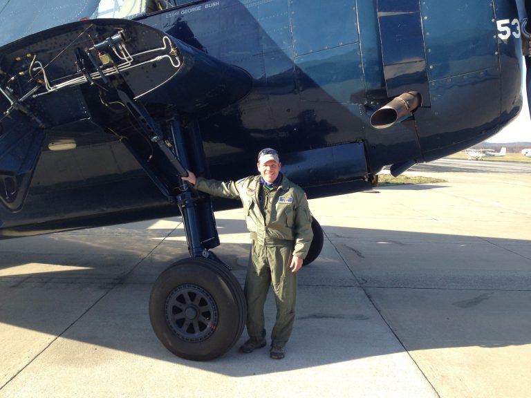 Rep. Sam Graves, R-Mo., will pilot the TBM Avenger, a lethal World War II Navy dive-bomber, during a historic flyover on the National Mall May 8th. (Photographer: Wesley Shaw)