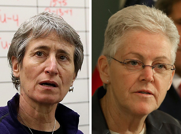 Interior Secretary Sally Jewell will face the Senate Energy and Natural Resources Committee, while Environmental Protection Agency Administrator Gina McCarthy will appear Wednesday before House Energy and Commerce Committee. (Getty images File)