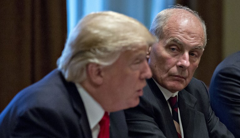 President Trump reportedly reprimanded John Kelly, White House chief of staff, after Kelly told lawmakers the president's border wall plans during the 2016 campaign were 