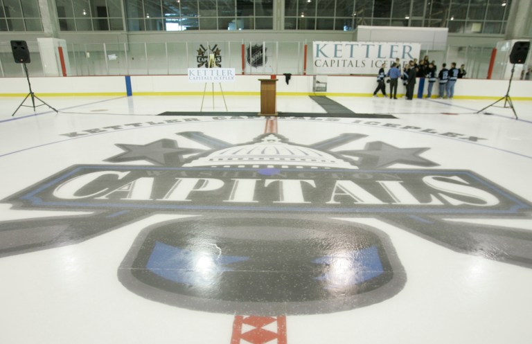 The game will be played at Kettler Capitals Iceplex in Arlington, Va. (AP Photo/Manuel Balce Ceneta)