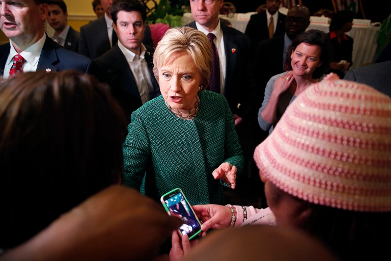 Joyce Aboussie said Peabody Energy had enlisted her services, as well as those of former Democratic House majority leader and current lobbyist Dick Gephardt, because of their connections to Clinton. (AP Photo/Gerald Herbert)