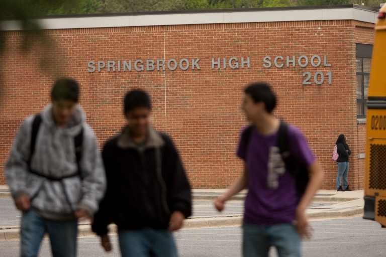 Springbrook High School in Montgomery County (Examiner file photo)