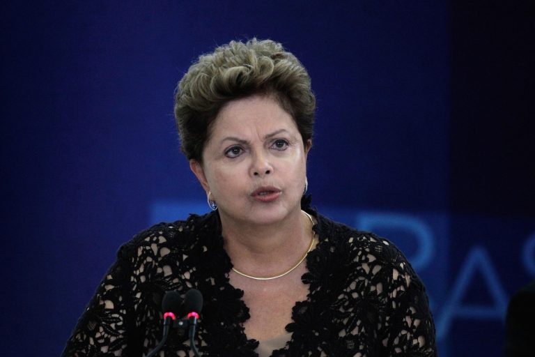 Brazilian President Dilma Rousseff took to Twitter on Monday to defend journalist Nana Queiroz after she was threatened with rape for daring to speak out against what a poll showed was a startling public willingness to accept the rape of women wearing revealing clothing. (AP Photo/Eraldo Peres)