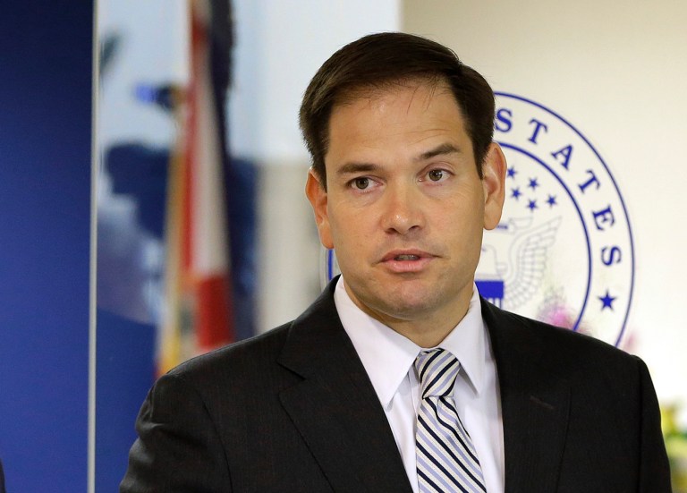 Sen. Marco Rubio, R-Fla., hinted Monday that he could be open to seeking re-election to the U.S. Senate in the wake of the deadly attack in Orlando on Sunday morning. (AP Photo/Alan Diaz)