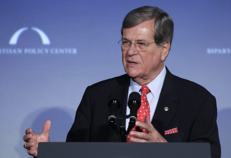 Former Sen. Trent Lott, R-Miss., said Thursday that it was normal procedure for Congress to pass technical fixes to big bills. (AP File/Carolyn Kaster)