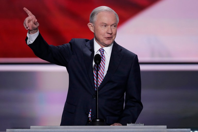 Sessions said Trump would 