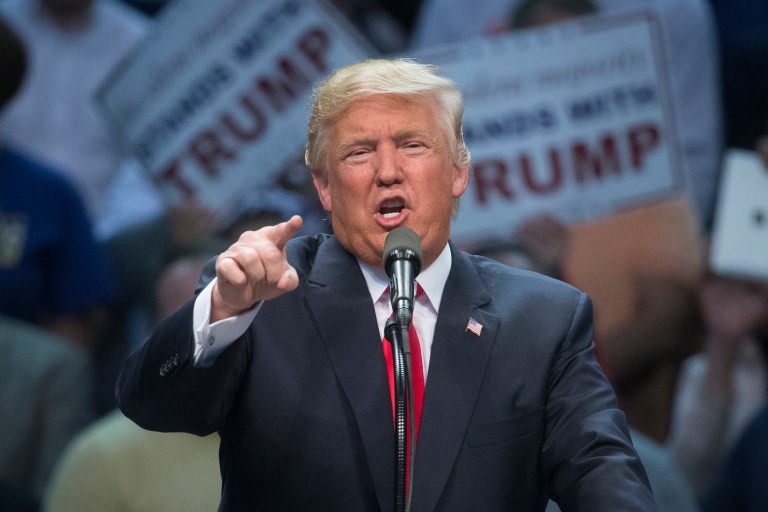 Like the rest of his riffing and risk-taking, Donald Trump's prolific use of social media websites to express unfiltered and occasionally ill-advised opinions worries some Republicans. (AP Photo)