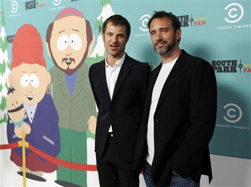 Matt Stone, left, and Trey Parker, co-creators of 