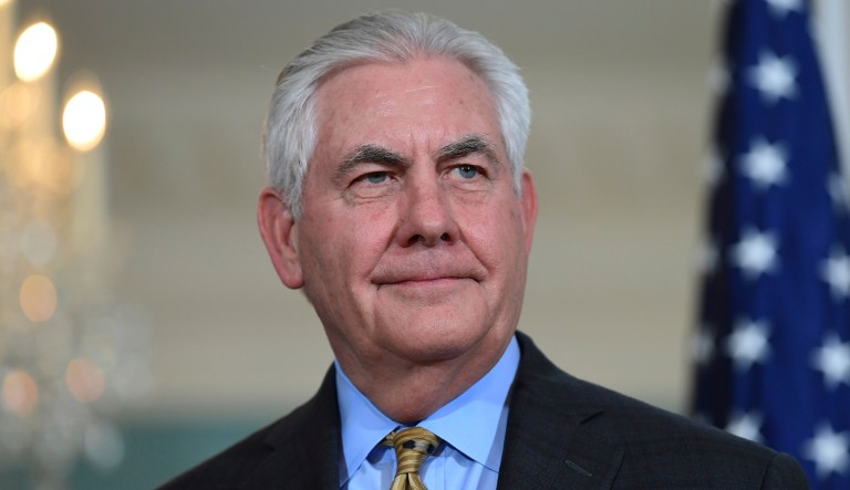 In a Saturday press conference with Polish Foreign Minister Witold Waszczykowski, Secretary of State Rex Tillerson (pictured above) said: 