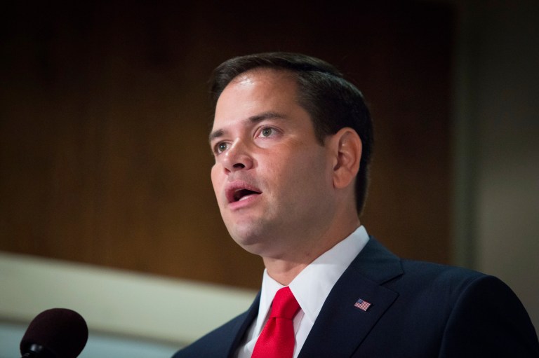 Sen. Marco Rubio, R-Fla., addressed President Obama's controversial handshake with Cuban leader Raul Castro on Tuesday during Nelson Mandela's funeral. (Photo: Graeme Jennings/Examiner File)