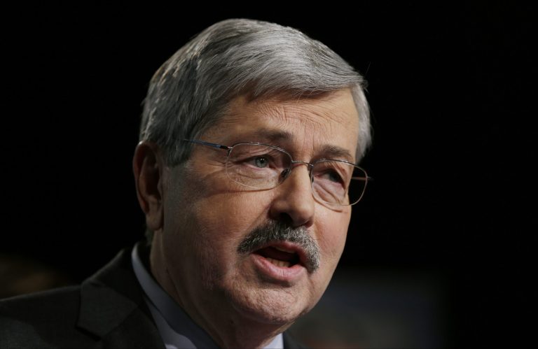 Republican Gov. Terry Branstad's re-election campaign is starting 2014 with more than 17 times as much money in the bank as his likely Democratic opponent, state Sen. Jack Hatch. (AP Photo/Charlie Neibergall)