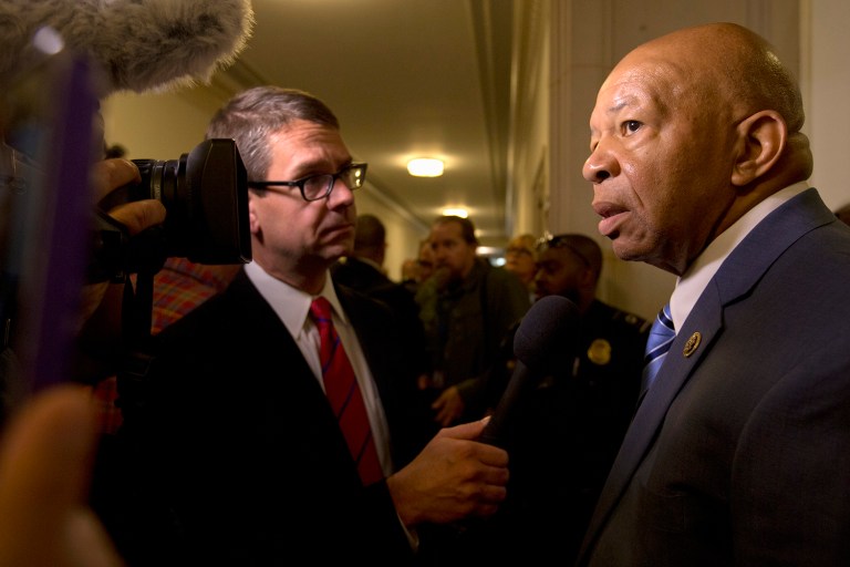 Elijah Cummings requested documents that reveal how much money was transferred to the president-elect or others and whether Trump was aware of instances of self-dealing. (AP Photo)