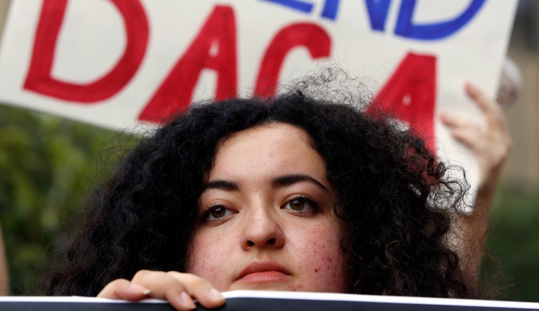 March 5 is the deadline President Trump set for Congress back in September, when he announced he would phase out Deferred Action for Childhood Arrivals over six months but was willing to sign a legislative fix for Dreamers, or immigrants who were brought into the United States illegally as children.
			(AP Photo/Damian Dovarganes, File)