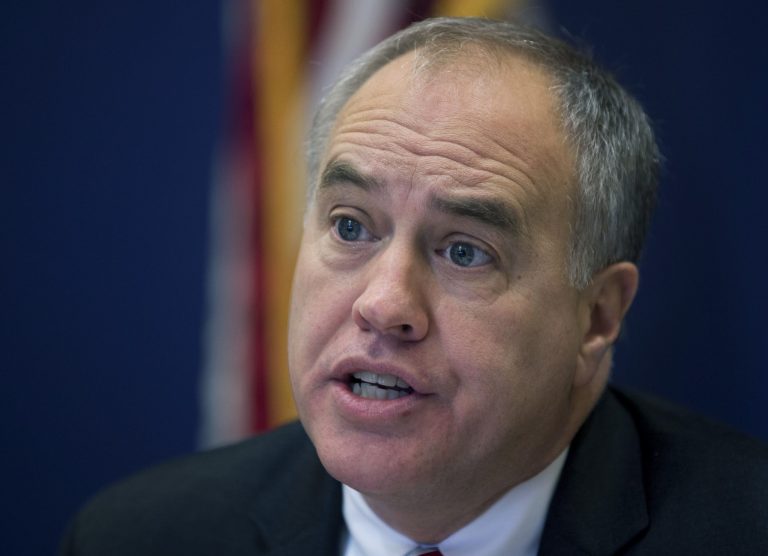 New York Comptroller Thomas DiNapoli has withdrawn a shareholder proposal at FirstEnergy with the utility agreeing to report on its plans to reduce greenhouse gas emissions. (AP/Mike Groll)