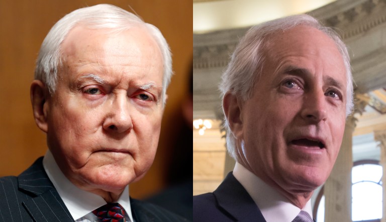 Sen. Bob Corker had voted against a Senate tax reform bill last month that did not include the real estate provision. (AP)