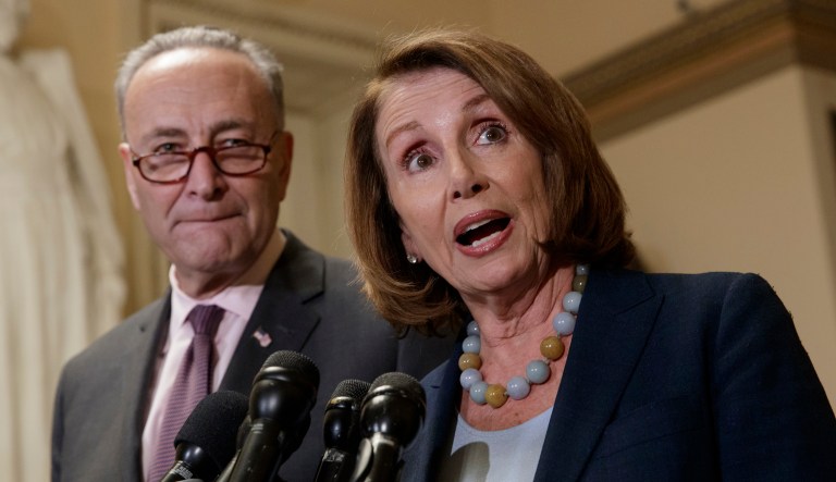 House Democratic Leader Nancy Pelosi of California, and Senate Democratic Leader Chuck Schumer of New York said in a letter they are 