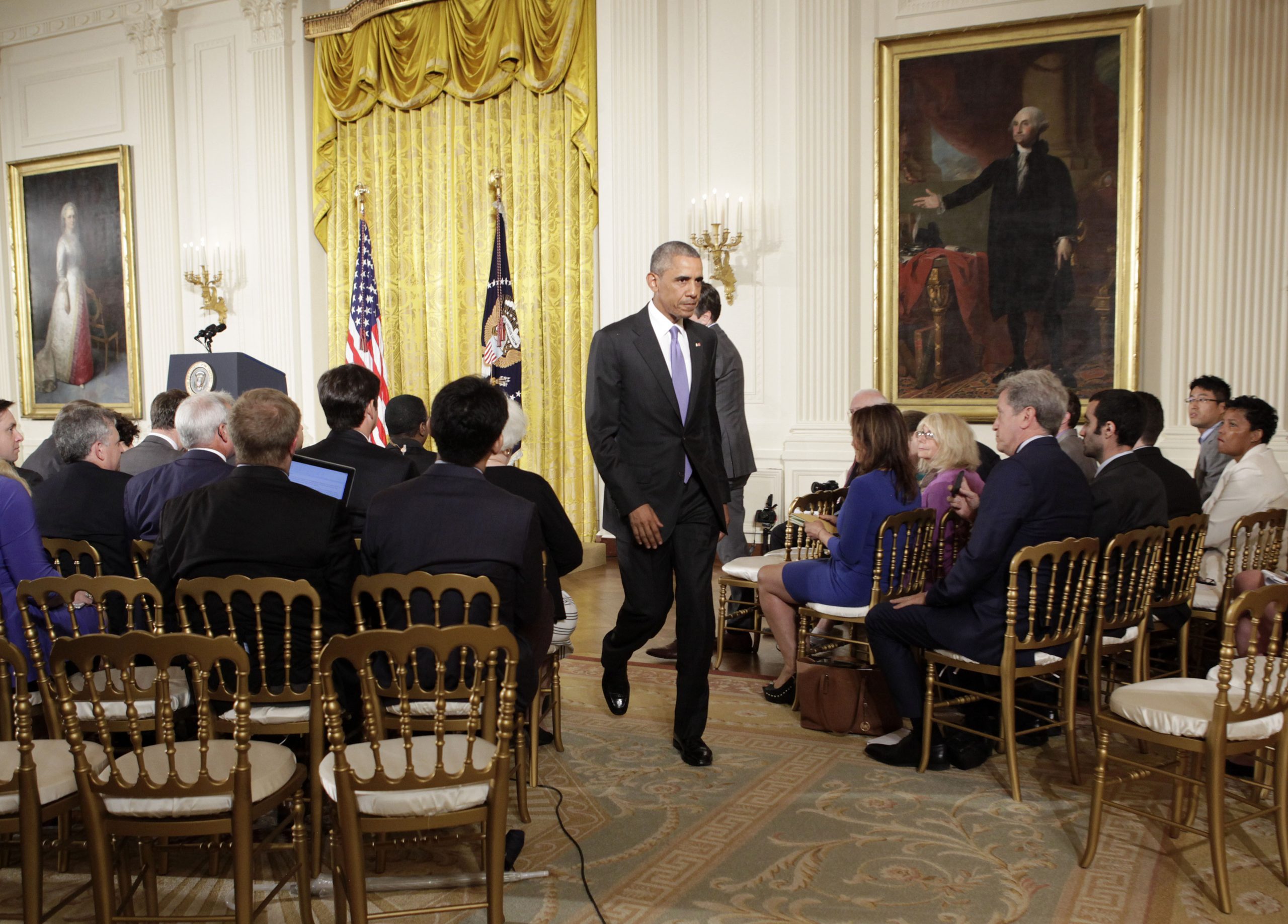 Obama tears into reporter for asking about Americans imprisoned in Iran