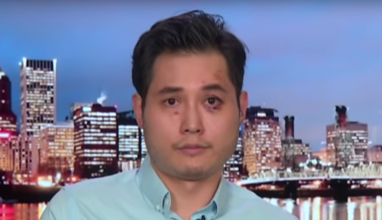 Journalist Andy Ngo appears on Tucker Carlson. 