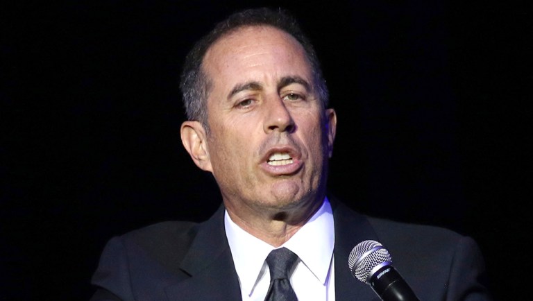 Jerry Seinfeld performs at Stand Up For Heroes, presented by the New York Comedy Festival and the Bob Woodruff Foundation.