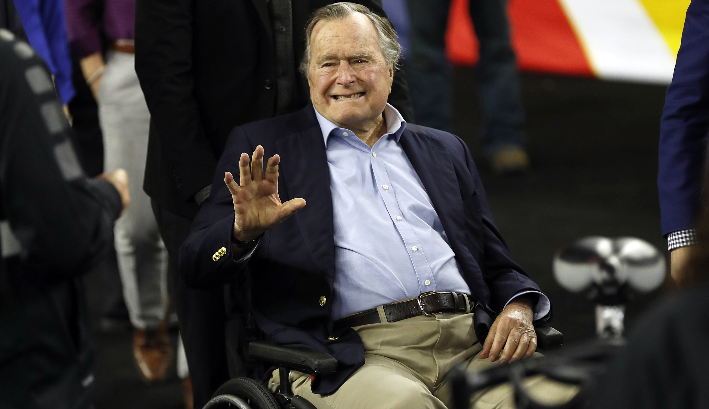 George H.W. Bush ‘in good spirits,’ will receive blood pressure treatments for ‘several more days’