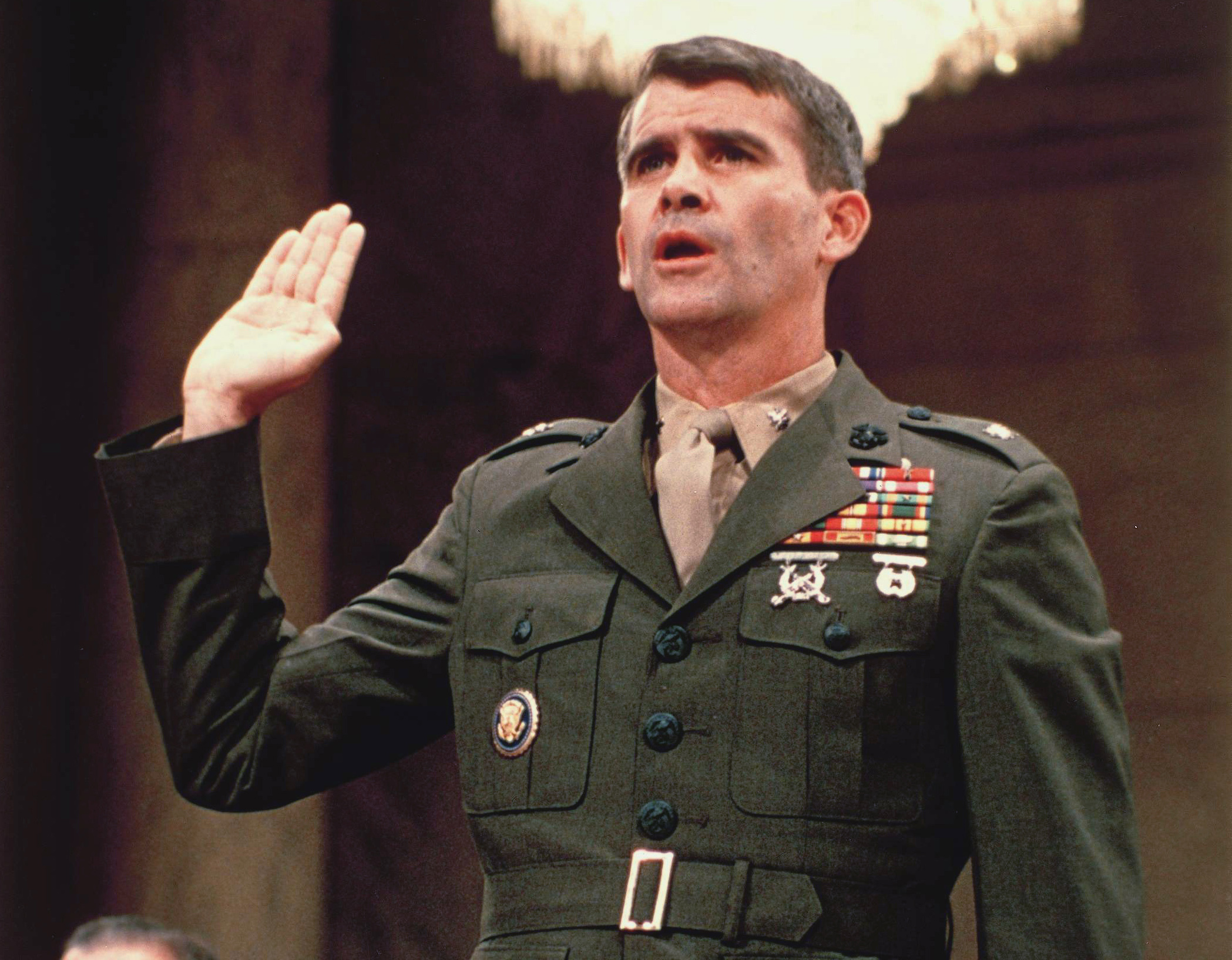 NRA’s Ollie North rips protesting players who ‘turn your back’ on troops, cops, flag