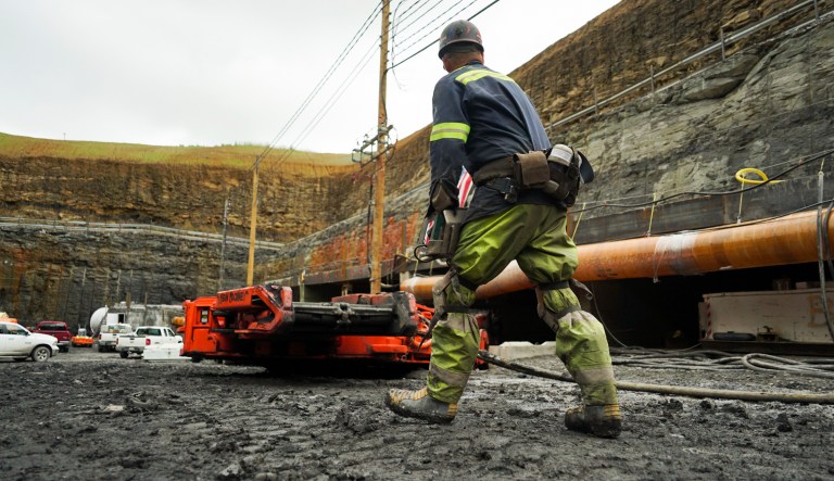 A worker runs a miner machine at a coal mine in Friedens, Pa., Wednesday, June 7, 2017. Corsa Coal Corp. says the mine will create 70 to 100 new jobs and produce some 400,000 tons of metallurgical coal a year. President Donald Trump referred to the mine's opening during a speech announcing his intent to withdraw from the Paris climate accords.