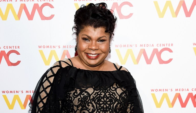 April Ryan attends a media awards event in New York. 