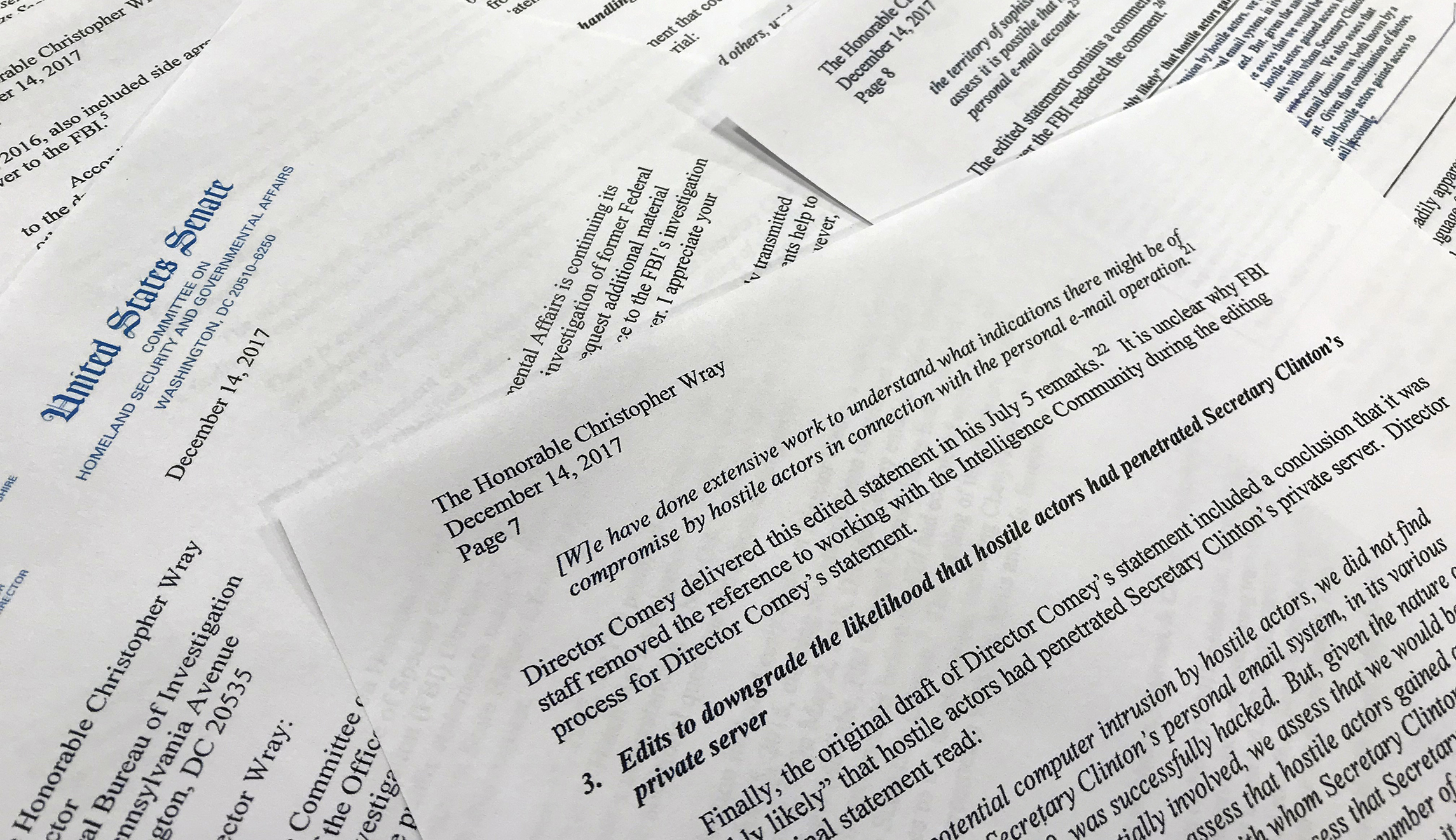 DOJ watchdog completes draft of report examining FBI’s handling of Clinton email investigation