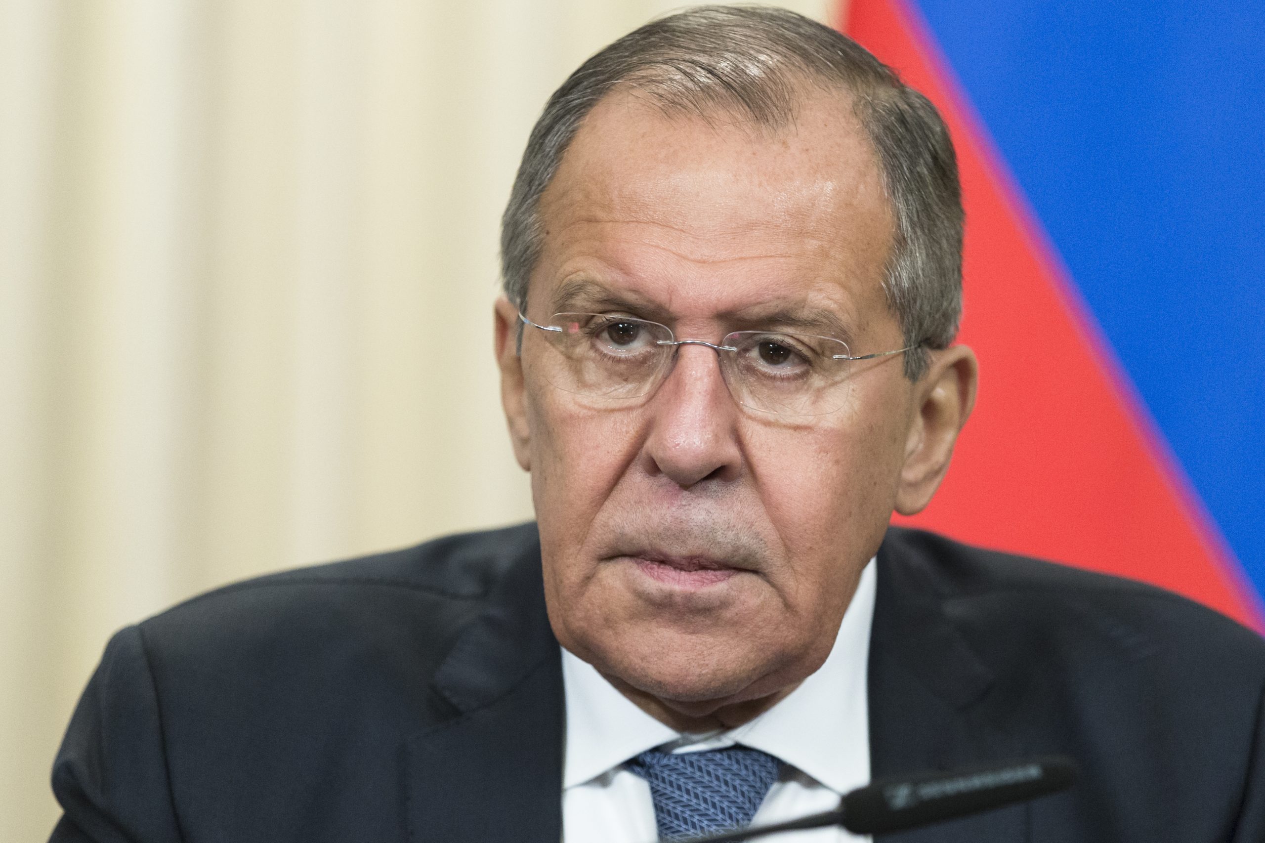 Please know that Russian Foreign Minister Sergey Lavrov is unhappy
