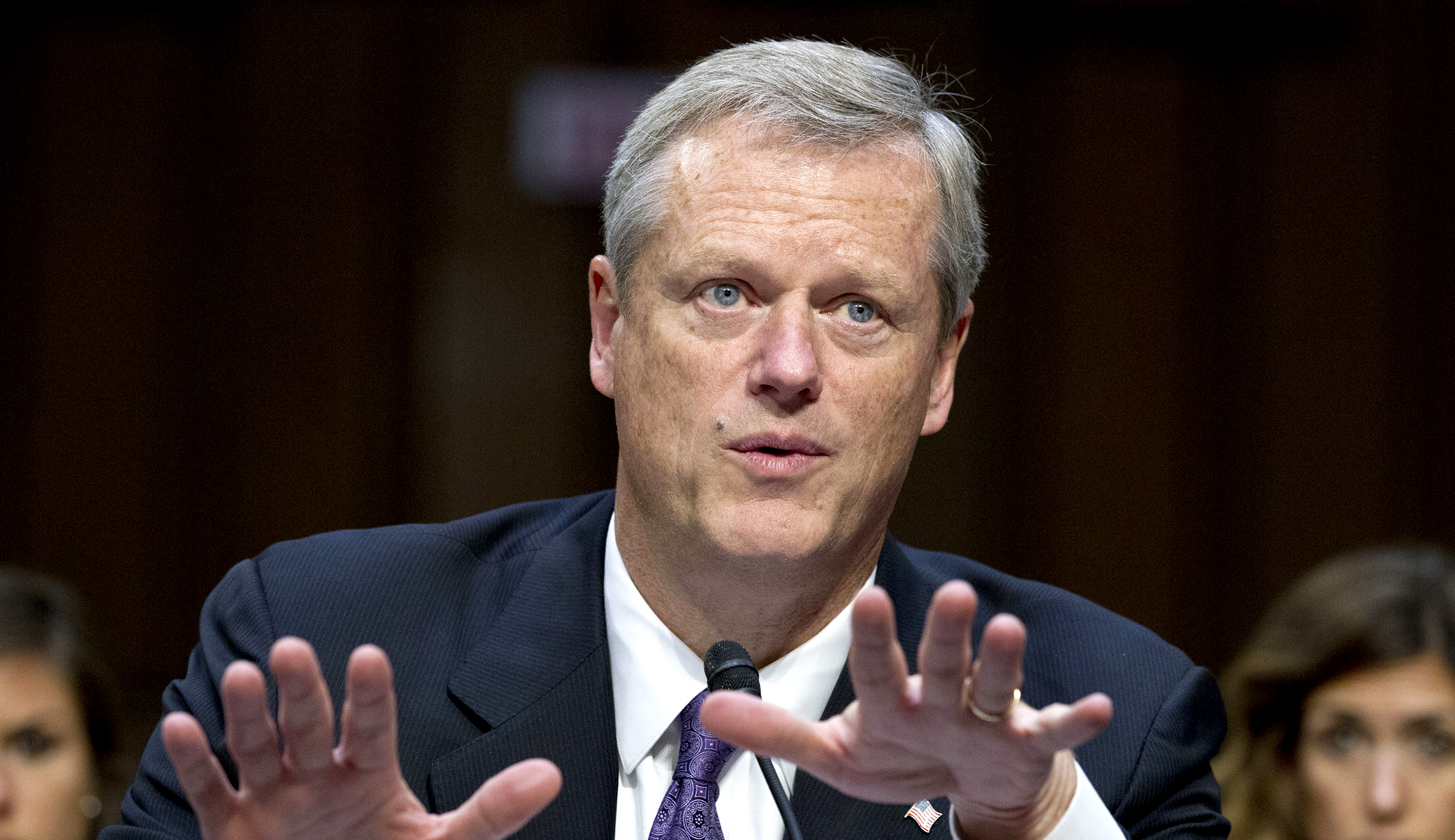 Massachusetts governor says Justice Department statements prompted him to open churches