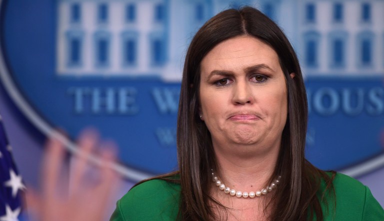 Sarah Sanders insists Trump is tougher on Russia than JFK, Reagan