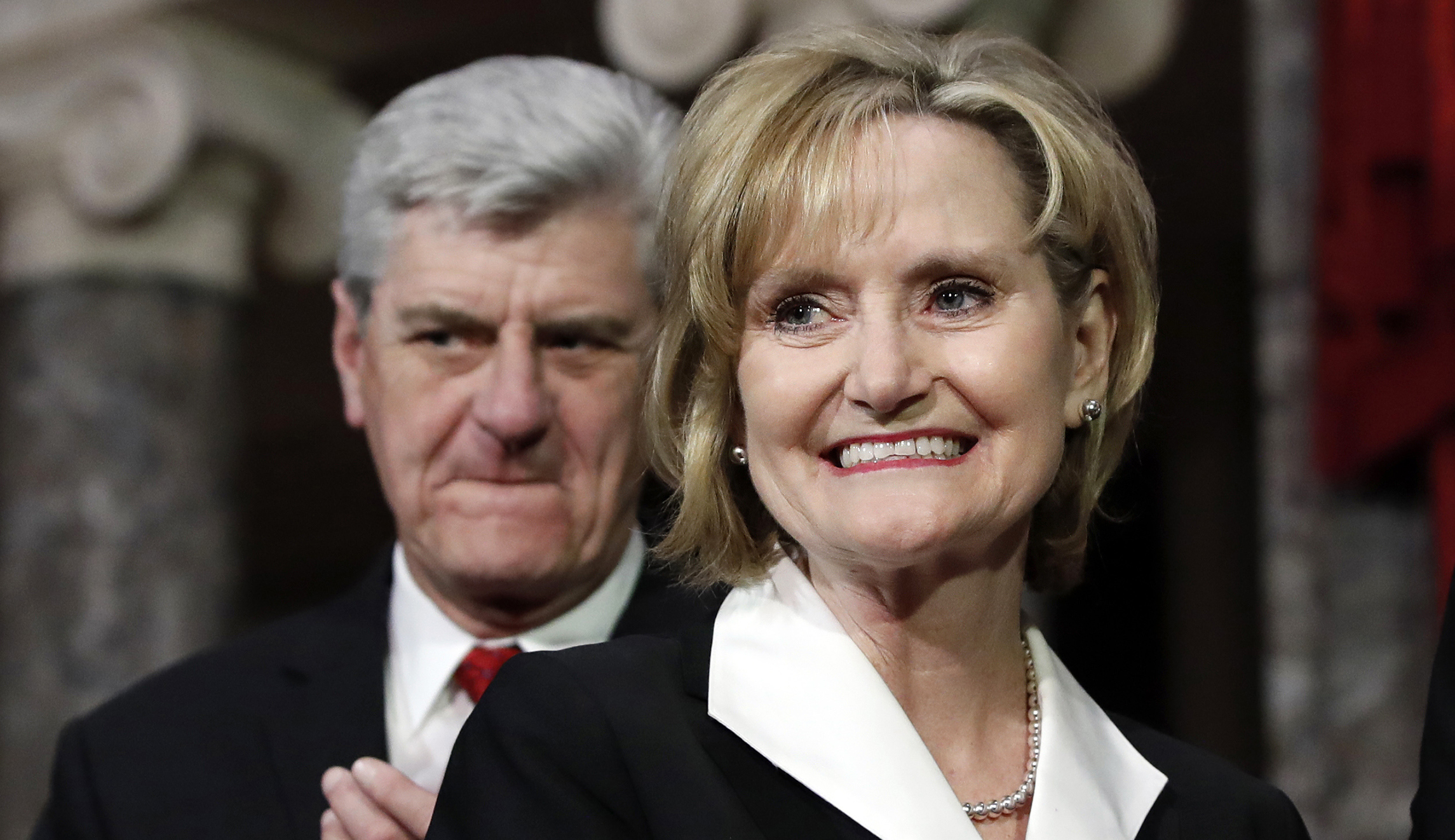 Cindy Hyde-Smith promotes Trump rallies during Mississippi Senate debate