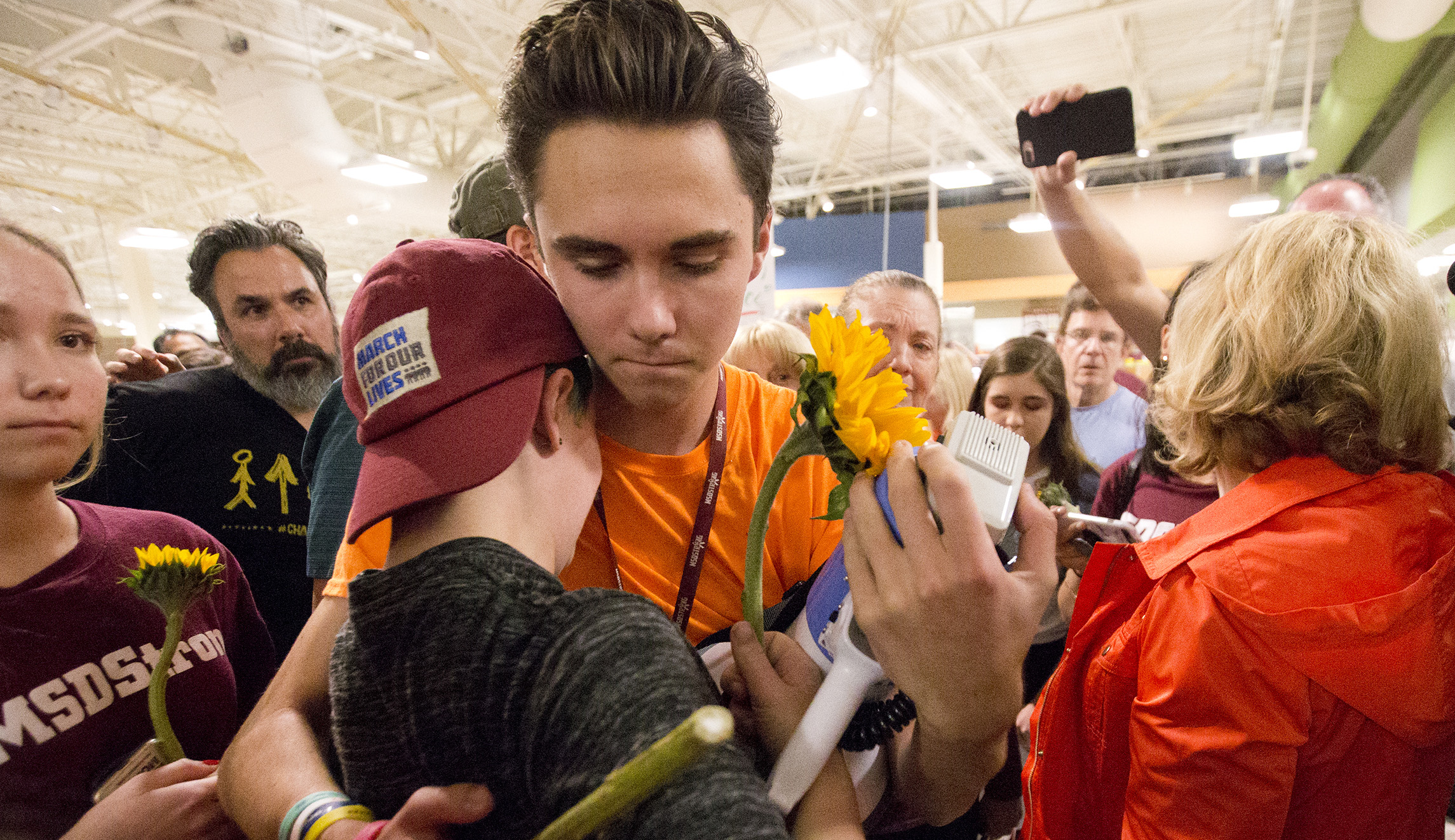 Parkland survivor David Hogg says he has been the target of seven assassination attempts