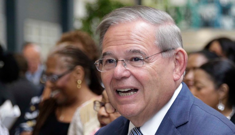 New Jersey Sen. Bob Menendez attends an event.