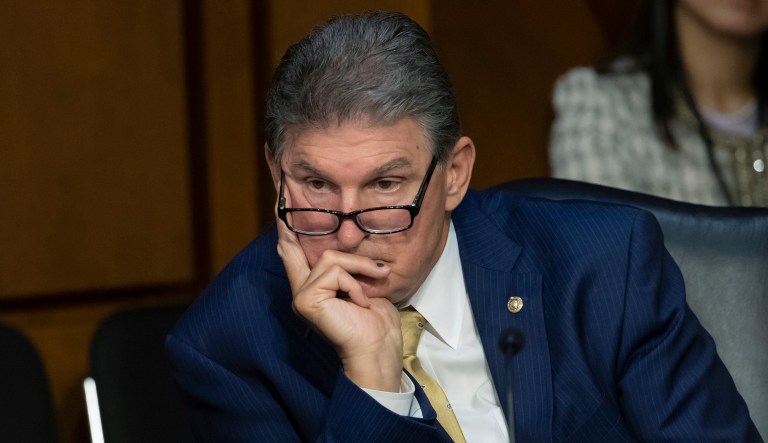 Sen. Joe Manchin, a Democrat from West Virginia, chairs the Energy and Natural Resources Committee.