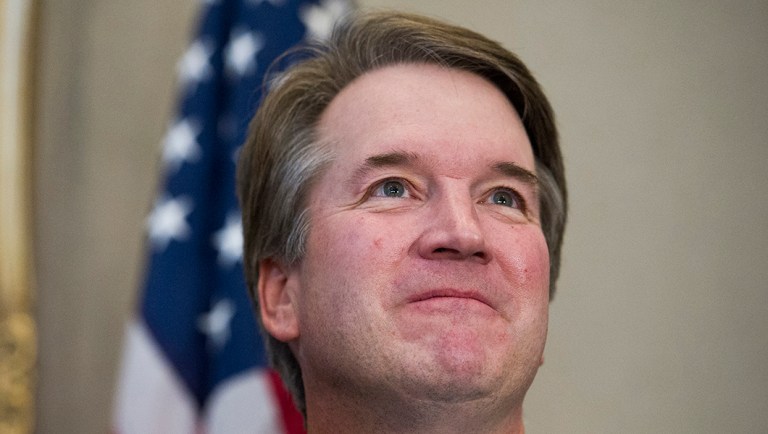 Supreme Court nominee Brett Kavanaugh before meeting with Sen. Dan Sullivan, R-Alaska, Thursday, July 12, 2018, on Capitol Hill in Washington, D.C.