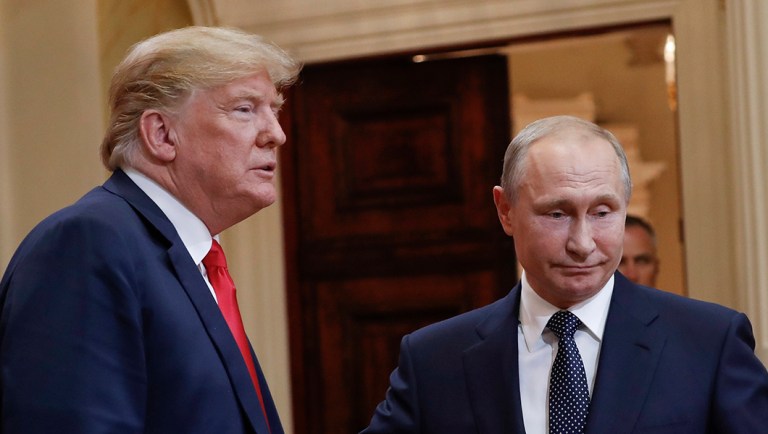Trump says Putin told him Mueller probe ‘started off as a mountain and ended up being a mouse’