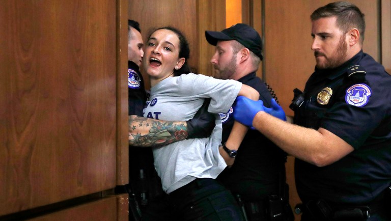 Capitol Police arrest 73 in Kavanaugh protests Wednesday