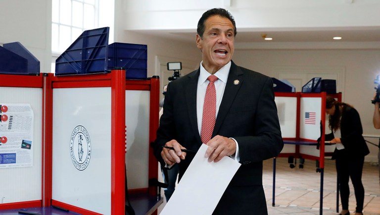 Andrew Cuomo beats back progressive challenge from Cynthia Nixon