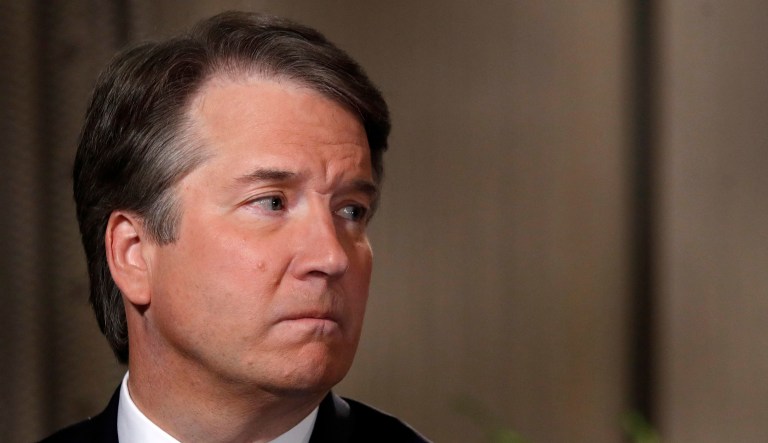 Brett Kavanaugh is seen.