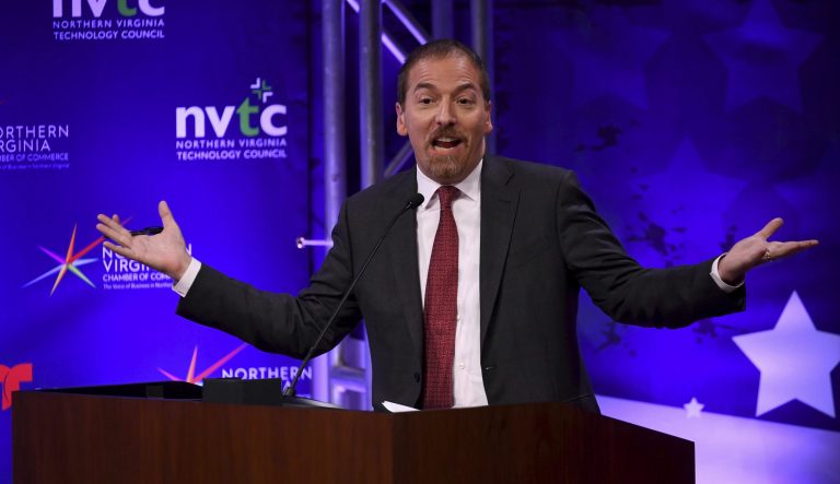 Meet the press moderator Chuck Todd, shown hosting a Virginia senatorial debate last year, got into it with Republican Sen. Ron Johnson of Wisconsin Sunday.