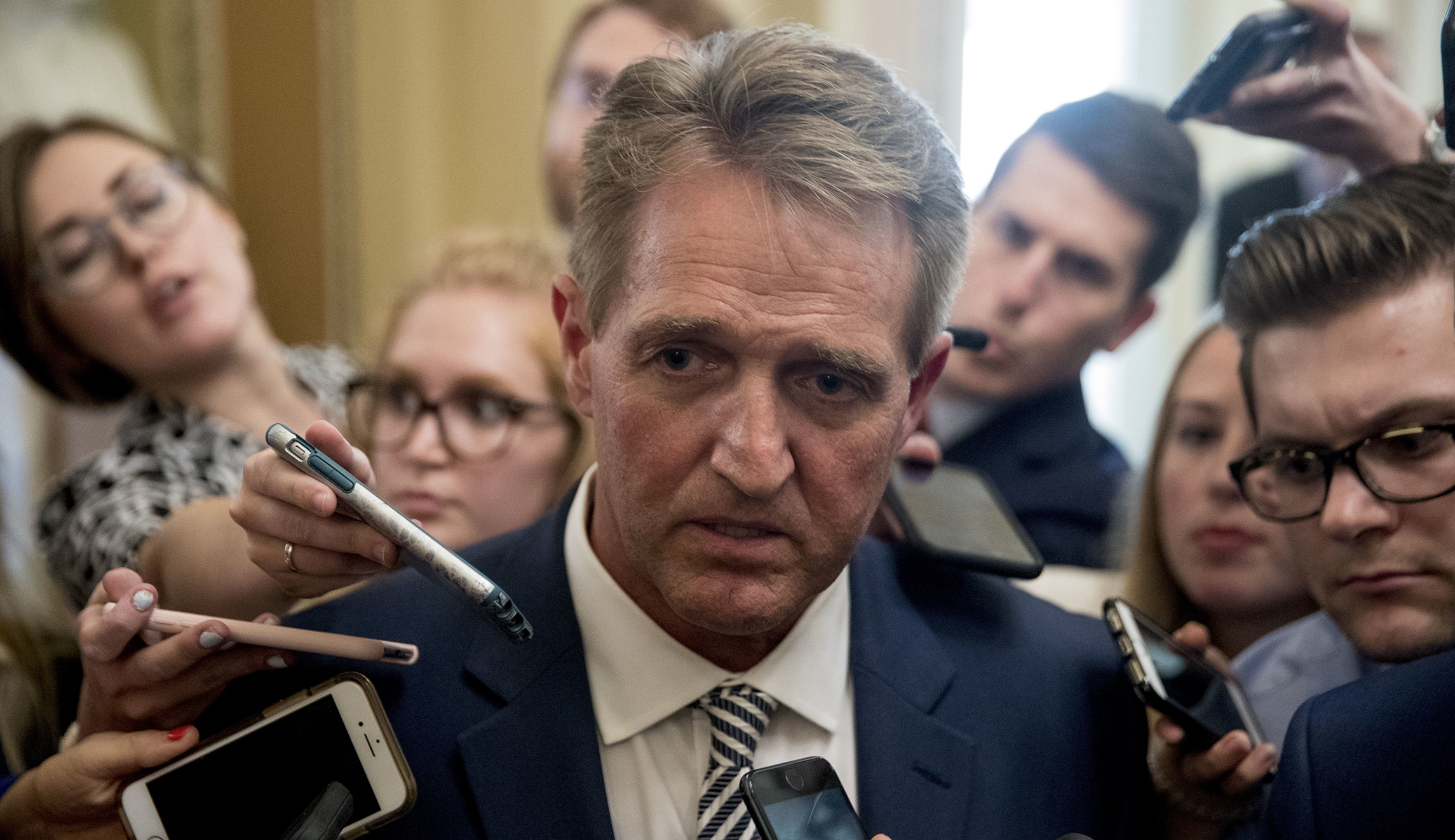 Flake calls for ‘fulsome’ investigation of Kavanaugh, rather than political cover
