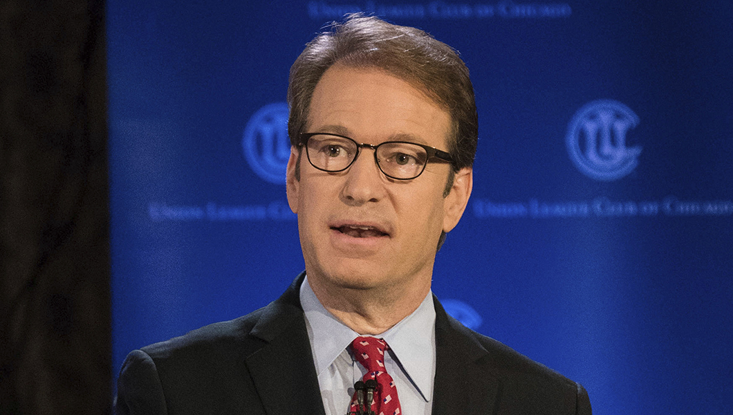 Endangered suburban Republican tries to navigate Clinton district, Trump trade policies