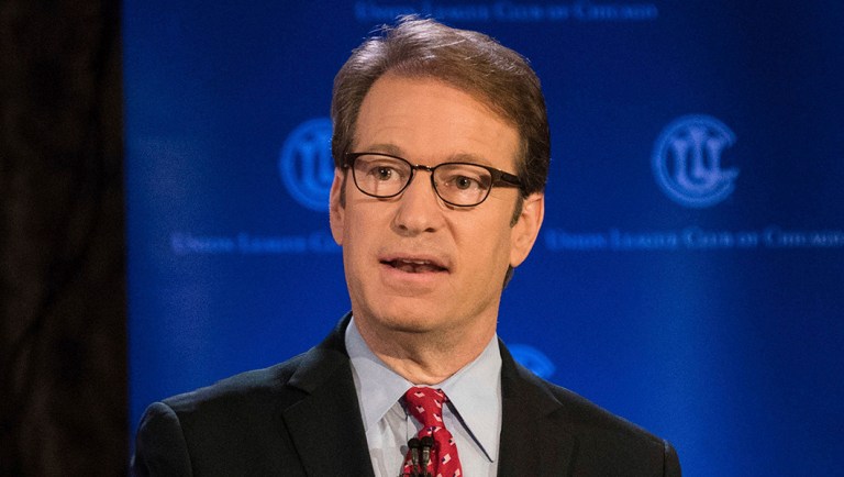 Illinois 6th District Rep. Peter Roskam participates in a debate.