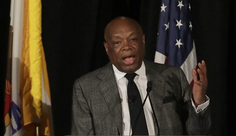 Former state Assembly Speaker Willie Brown speaks before California gubernatorial candidates John Cox and Gavin Newsom spoke at the Willie L. Brown Breakfast Club in San Francisco, Tuesday, Oct. 30, 2018. 
